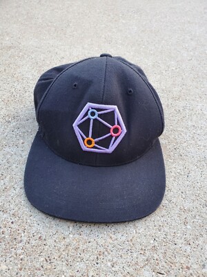 XYO Network Logo Black Adjustable Baseball Hat Cap 021