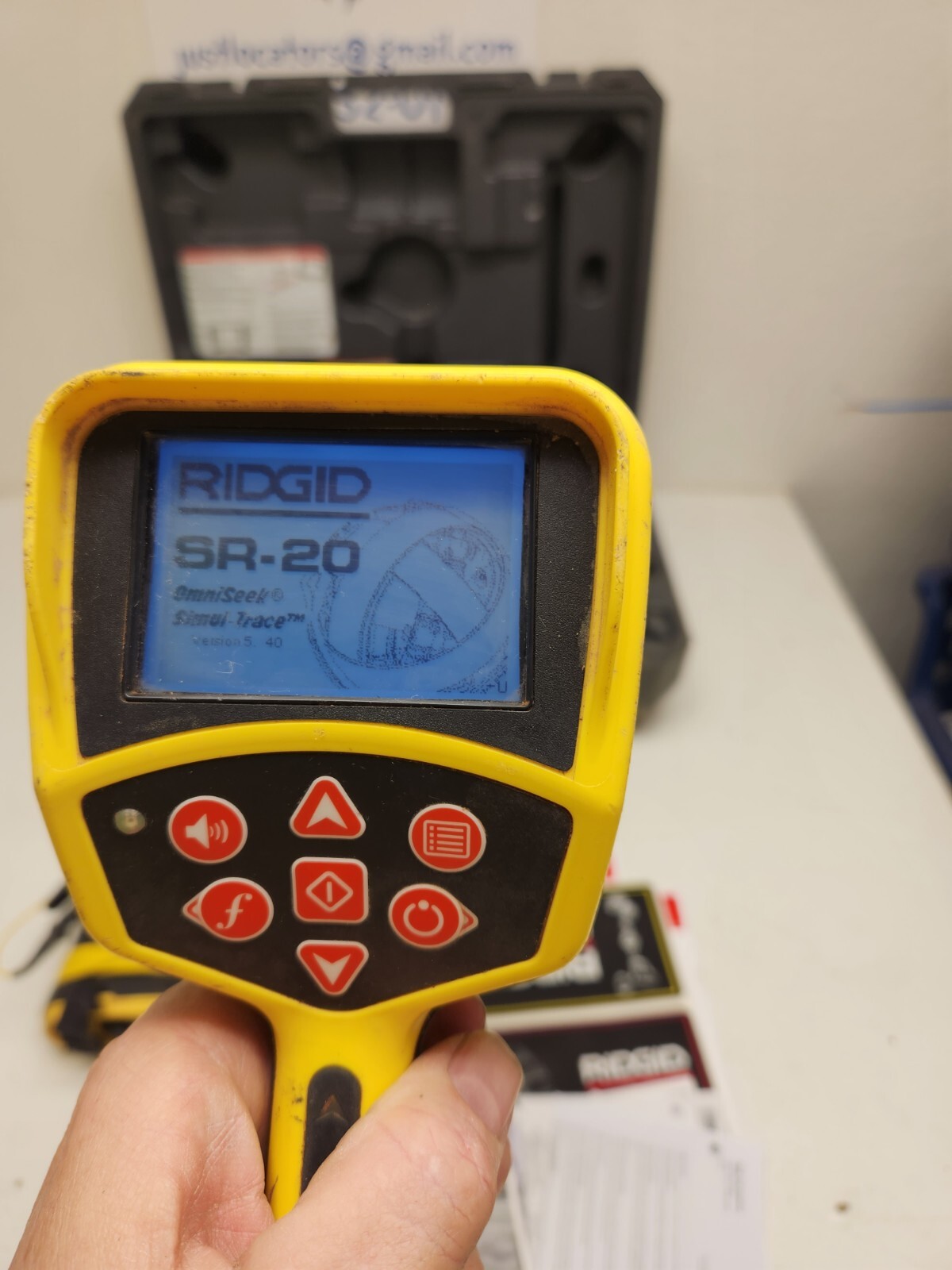 Ridgid SeekTech SR20 Utility Line Pipe Sewer Camera Sonde Locator ST