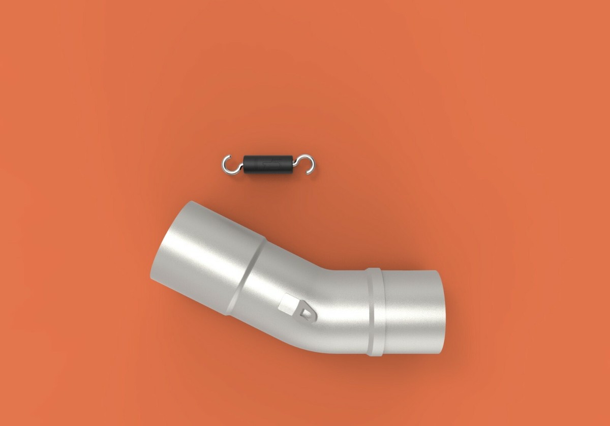 FDB SLIP ON MUFFLER EXHAUST MID PIPES FIT KAWASAKI 2009 10 11 2012