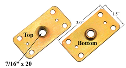 Seat Belts With Mounting For Buick, Chevrolet, Cadillac, Oldsmobile, Pontiac 60" - Image 4 of 4