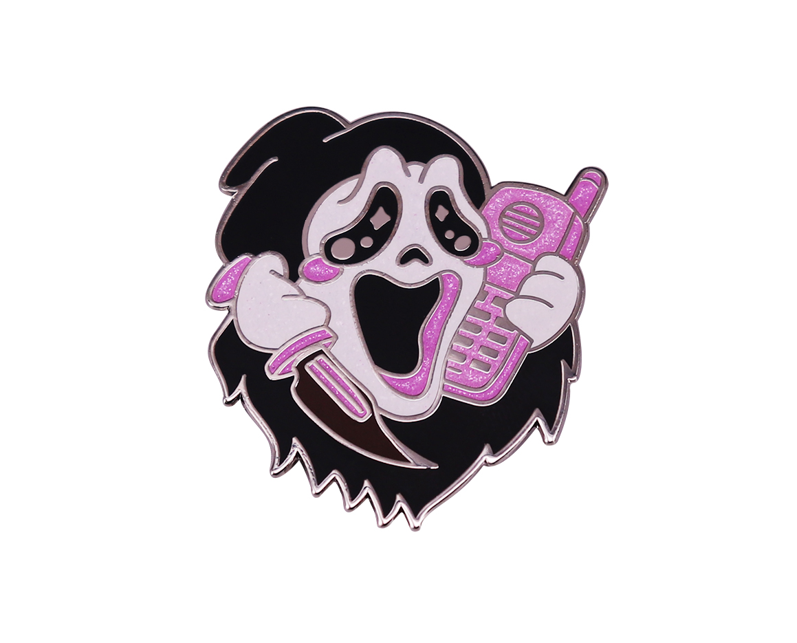 Stitch X Mashup Ghostface Scream Costume Enamel Halloween Pin