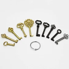 Skeleton Key Set, 10-Keys Universal Skeleton Keys Replacement for Vintage Old