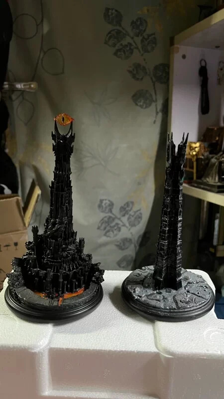 WETA Lord of the Rings Tower of Barad-Dur Polystone Environment