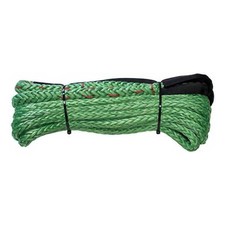 Cargo Equipment 3/8" x 50' Dyneema HMPE Rope with Loops and Wear Pad - Green