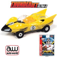 NEW Auto World Thunderjet Speed Racer - Racer X Shooting Star Race Worn HO Slot