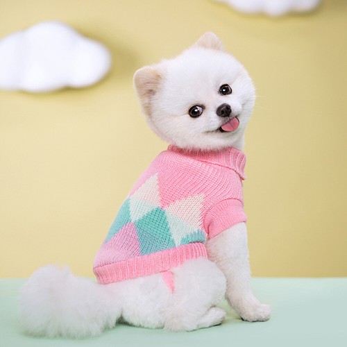 Abbigliamento per cani abbigliamento per animali domestici prodotti per animali domestici maglione per cuccioli morbido ▲R ∧ - Foto 16 di 19