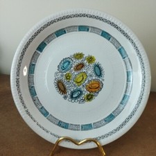 Vintage 1960s Broadhurst 'Corfu' Pattern By Kathie Winkle 24cm Dinner Plate