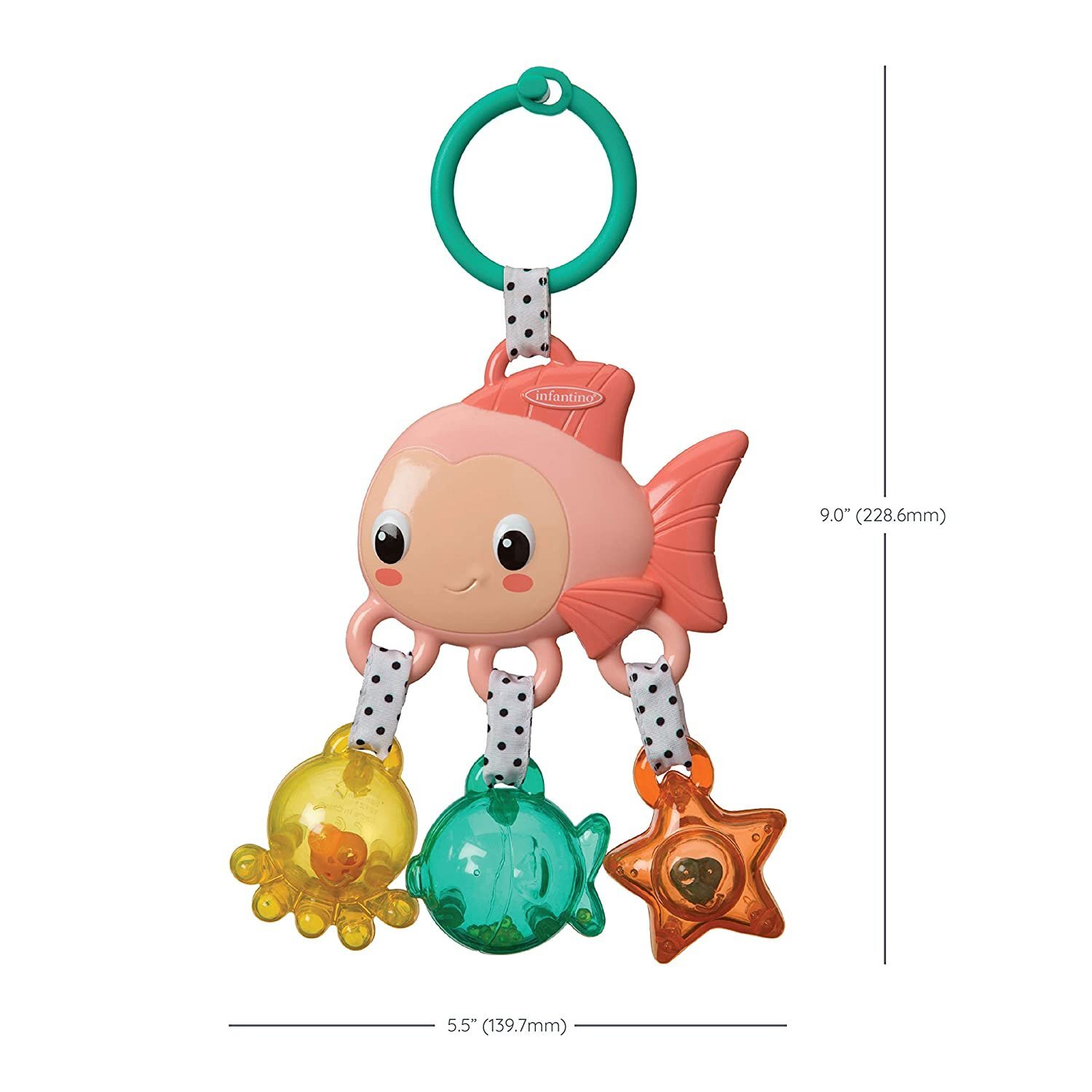 Infantino Jingle Sea Charms Fish Rattle eBay