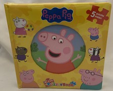 NEW Peppa Pig My First Puzzle Book with 5 Puzzles Ages 3 