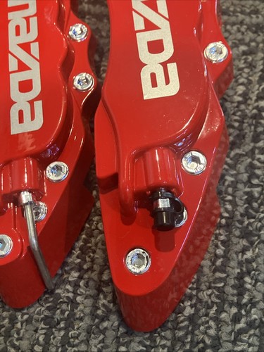 Red Mazda CX 3 MX 5 Brake Caliper Covers for Mazda CX-5 3 6 CX 30 - Picture 2 of 9