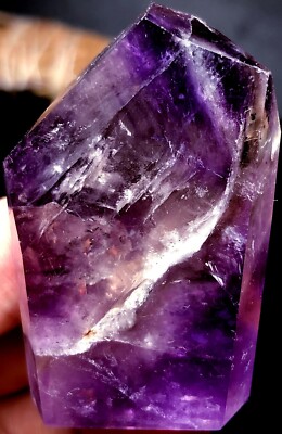 61g WOW! Super Seven Skeletal Amethyst Quartz Crystal  Polished  q312