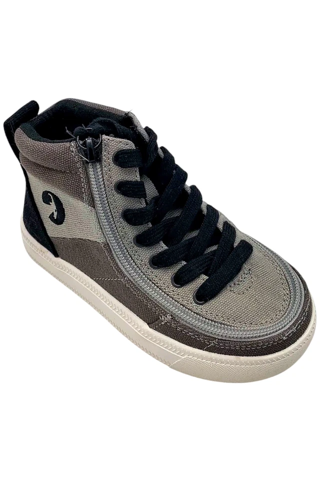 BILLY Footwear Kids Unisex Street Sneakers Gray Color Block