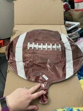 Anagram Jr. Shape 18" Football Foil Balloon Non-Message Sports NEW All Occasion