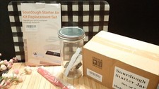 SOURDOUGH STARTER KIT STARTER JAR KIT REPLACEMENT SET 14 PIECE TOTAL