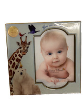 You are a miracle Baby Photo Frame. Nancy Tillman Nat  Jules. Giraffe Bear Duck