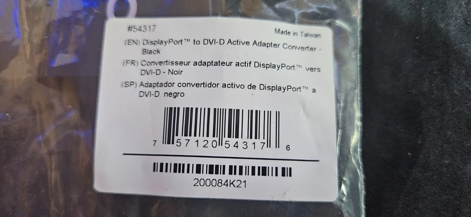C2g Mini Displayport To Dvi Adapter-  Converter- 54317- black- (15313-15320) - Image 4 of 4