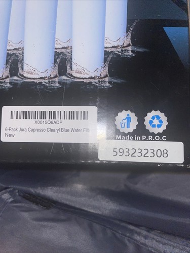 K&J Jura Capresso Clearyl Blue Compatible Water Filters For Jura Blue Filter 6Pk - Picture 3 of 9