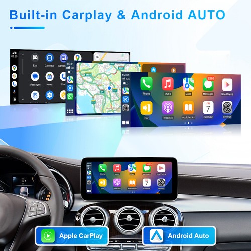 For Benz C W205 GLC X253 2015-2021 10.25'' Car Linux Screen Carplay Radio Stereo - Picture 4 of 12