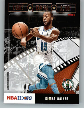 2019-20 Panini NBA Hoops Lights Camera Action 14 Kemba Walker