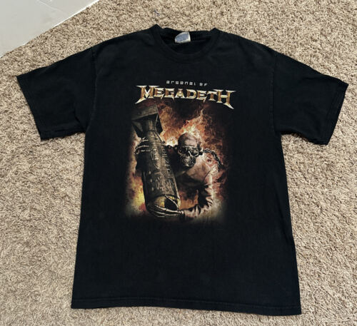 Vintage Megadeth T Shirt Y2K Vtg Arsenal Of Megad… - image 1