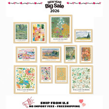 Decor Vintage Eclectic Wall Art Prints - Artsy Maximalist Decor Gallery Wall