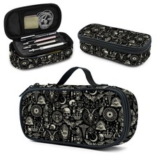 Gothic Pencil Case Pencil Bag Big Capacity Pencil Pouch School Office Organiz...