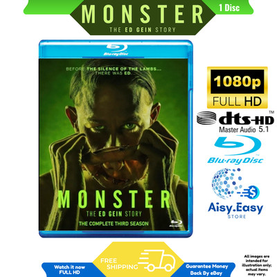 Monster - The Ed Gein Story (2025) English Biography Drama Region Free Blu-Ray