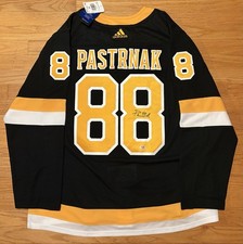 David Pastrnak Signed Adidas Authentic Boston Bruins Jersey PSA/DNA NHL Hockey