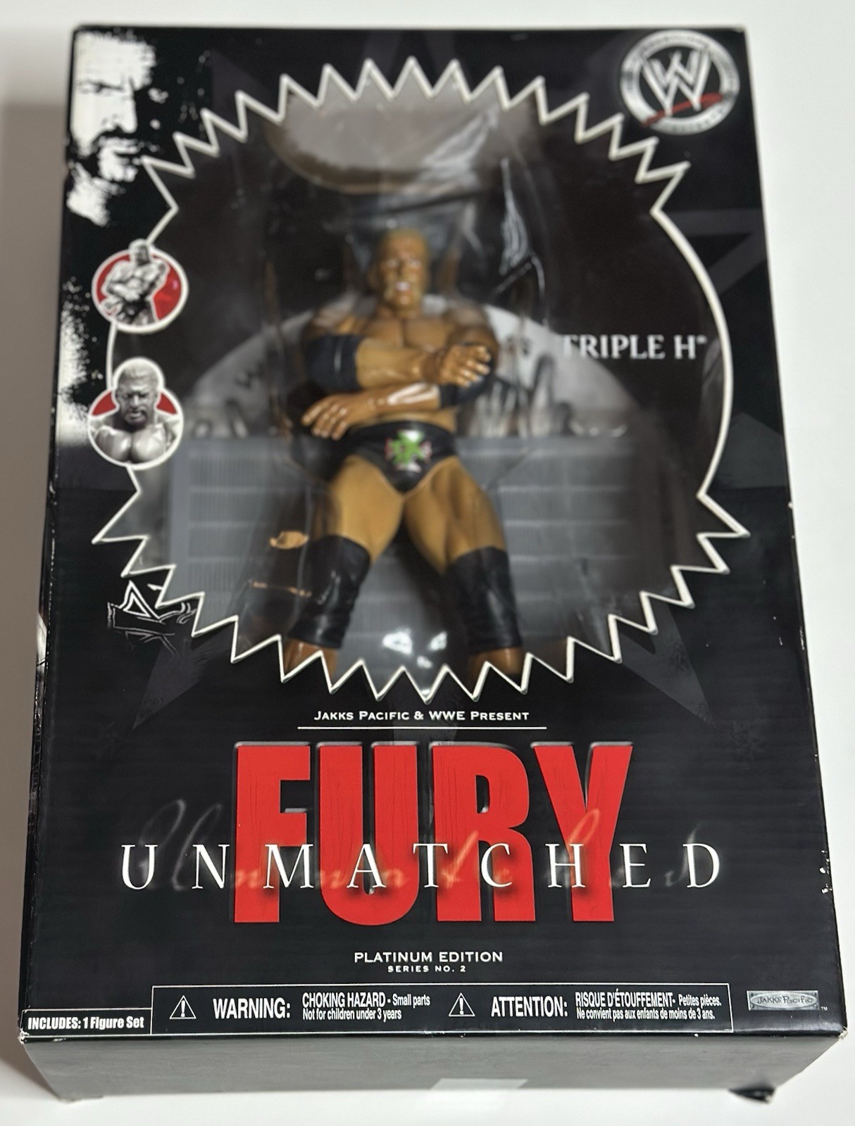 Jakks Pacific WWE Triple H Fury Unmatched Platinum Edition Action Figure