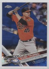 2017 Topps Chrome Sapphire Edition League Leaders /250 Mark Trumbo #55 0ae