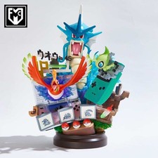 Gyarados Ho-Oh Celebi Pokemon Collectible Statue Figure Model