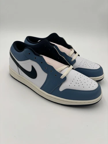 Nike Air Jordan 1 Low SE Shoes White Armory Navy Men’s Size 12.5 HM3711-144. 