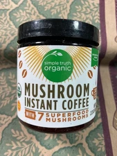 Simple Truth Organic Mushroom Instant Coffee 30 Servings Exp. 8/2028