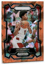 2024 Panini Prizm Draft Picks - Jaylen Wells #31 Orange Ice Prizm (RC)
