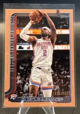 Back to Back NBA MVP!  2025-26 Topps - Shai Gilgeous-Alexander #115 Gold /2025