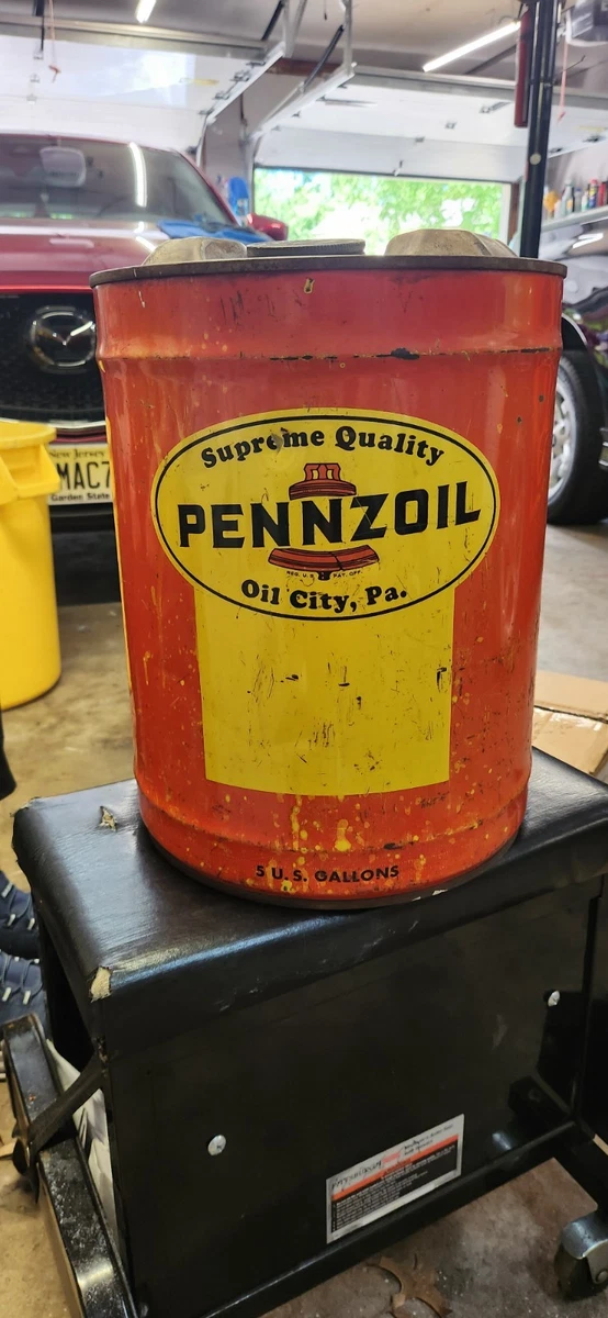 Pennzoil 5 Gallon Can In Collectible Gas & Oil Advertising Cans