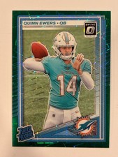 2025 Panini Optic Quinn Ewers No. 213 Green Velocity Prizm Rated Rookie