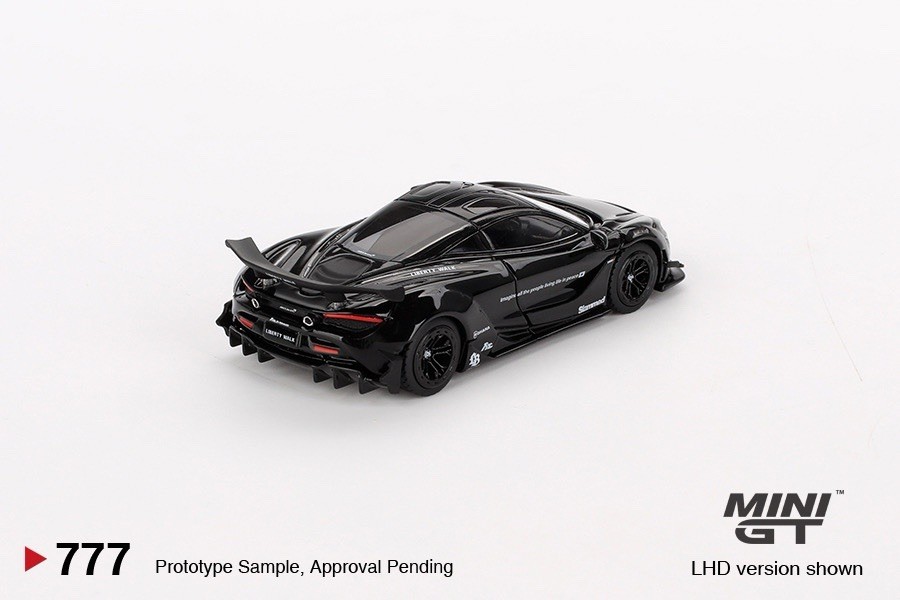 ミニGT LBWK 2台セット MINI GT 1:64 McLaren 720S LB Works Liberty Walk Black Diecast MiJo
