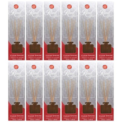 Clear Spring Reed Diffuser - Essential Oil Diffuser, 35ml (1.18oz) (Pack of 12)