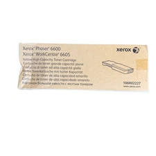 Genuine Xerox 106R02227 Yellow Toner – Sealed, Phaser 6600/WorkCentre 6605