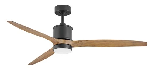 60" Hinkley Hover Matte Black Wet-Rated LED Smart Ceiling Fan - Picture 3 of 10