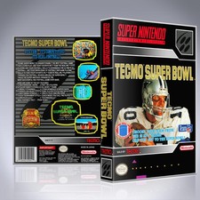 SNES Case - NO GAME - Tecmo Super Bowl