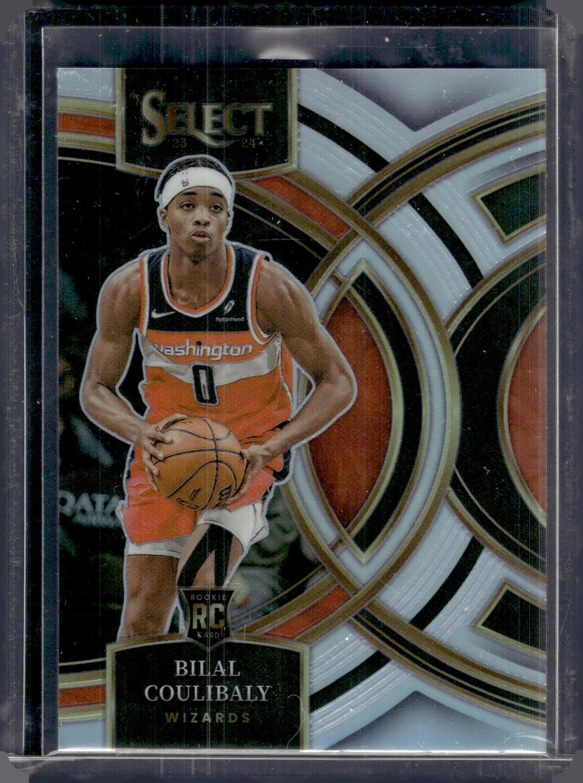 2023-24 Panini Select #131 Bilal Coulibaly Silver Prizms