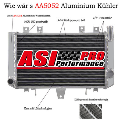 Kühler Kühlung für Kawasaki ZRX-1100 1996-2000 ZRX-1200 2001-2008 2007 2008