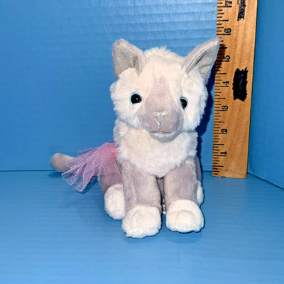 Battat Gray White Kitten Kitty Cat 6'' Plush Pet Accessory Our Generation OG Doll