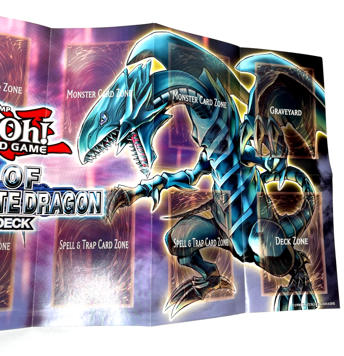 YUGIOH SAGA OF BLUE EYES WHITE DRAGON STRUCTURE DECK PAPER PLAYMAT