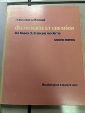 Decouverte et Creation Instructors Manual 2nd...