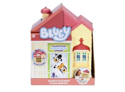 Bluey Play Date Plush Surprise Decorate House with Stickers Style May Vary NEW