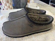 UGG Tasman Women  s Slipper US 5 Gray Suede Wool Lined Slip-On