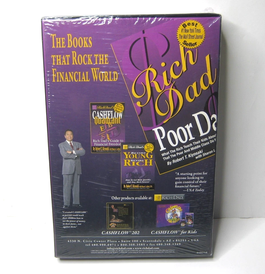 Cashflow Investing 101 Board Game Rich Dad Poor Dad Robert Kiyosaki NEW SEALED - Image 2 of 4